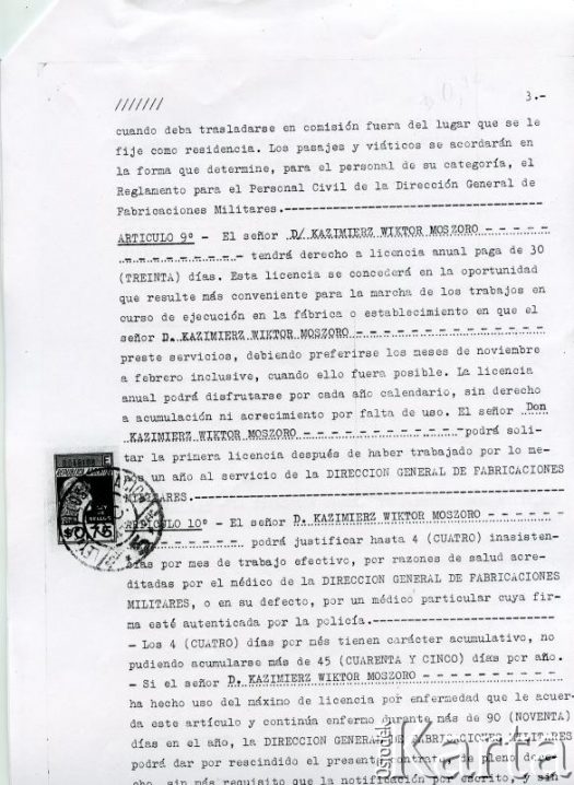 Dokument z kolekcji Bartolome Estanislao Moszoro / Documento de la colección de Bartolome Estanislao Moszoro