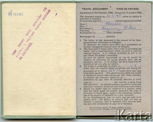 Dokument z kolekcji Bartolome Estanislao Moszoro / Documento de la colección de Bartolome Estanislao Moszoro