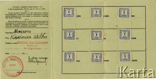 Dokument z kolekcji Bartolome Estanislao Moszoro / Documento de la colección de Bartolome Estanislao Moszoro