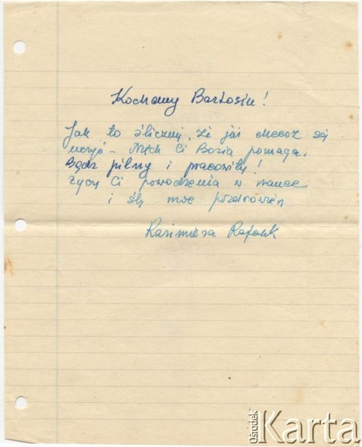 Dokument z kolekcji Bartolome Estanislao Moszoro / Documento de la colección de Bartolome Estanislao Moszoro