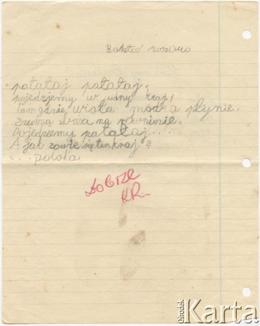 Dokument z kolekcji Bartolome Estanislao Moszoro / Documento de la colección de Bartolome Estanislao Moszoro