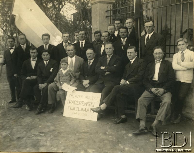 Fotografia z albumu: Działacze towarzystw polskich w Argentynie / Fotografía del álbum: Activistas de las asociaciones polacas en Argentina