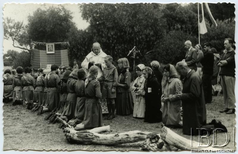 Fotografia z obozu harcerskiego „Miramar” / Fotografía del campamento scout „Miramar”