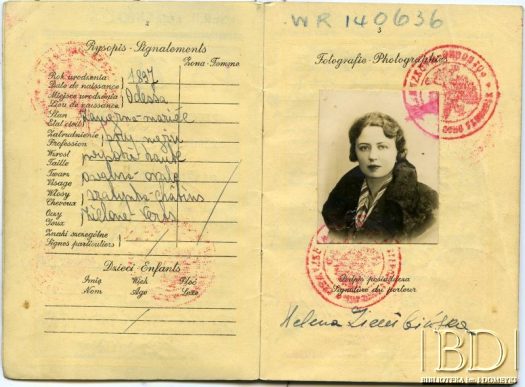Dokument z kolekcji Heleny Ziembińskiej / Documento de la colección de Helena Ziembińska