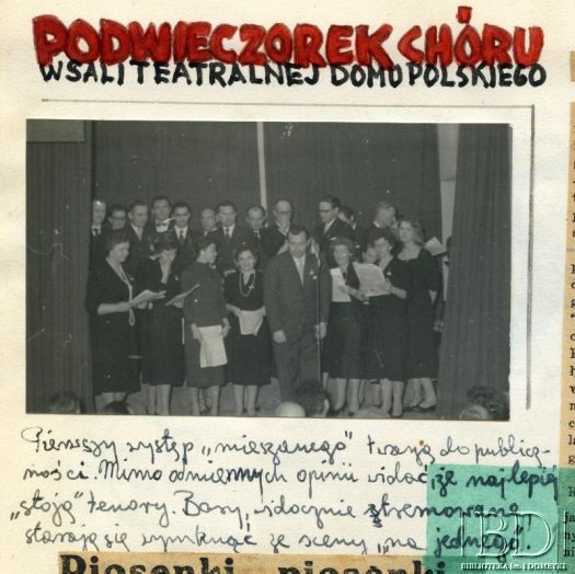Fotografia z kolekcji Towarzystwa Śpiewaczego im. F. Chopina / Fotografía de la colección: Asociación de Cantantes Fryderyk Chopin