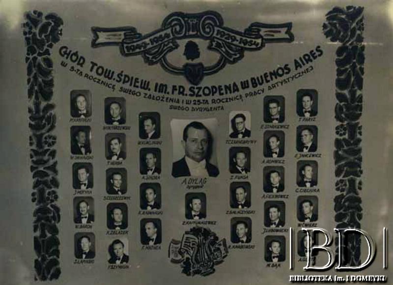 Fotografia z kolekcji Towarzystwa Śpiewaczego im. F. Chopina / Fotografía de la colección: Asociación de Cantantes Fryderyk Chopin