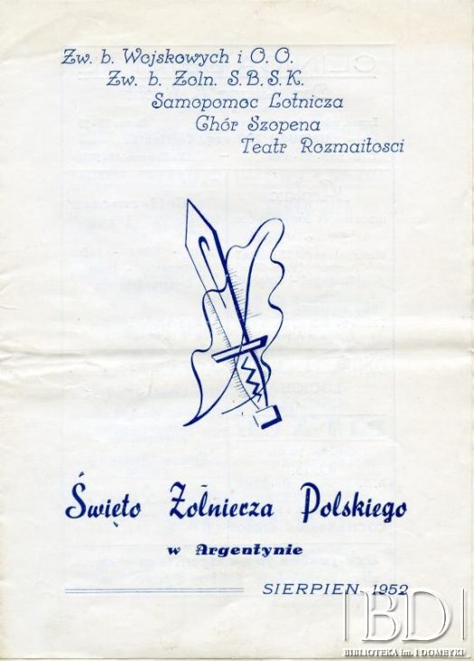 Dokument ze zbiorów Naszego Teatru / Documento de la colección de Nuestro Teatro