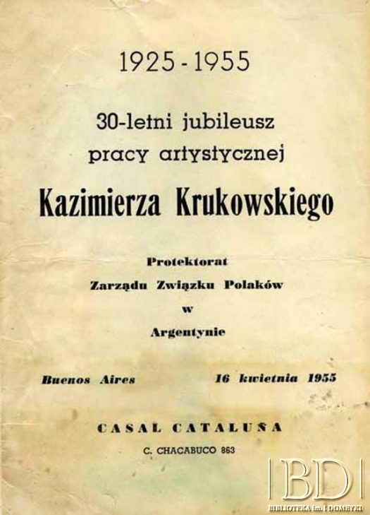 Dokument ze zbiorów Naszego Teatru / Documento de la colección de Nuestro Teatro