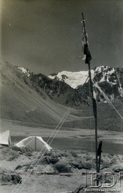 Fotografia z wyprawy wysokogórskiej w Andy, zorganizowanej w 1969 / Fotografía de la expedición andina organizada en 1969