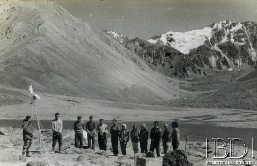 Fotografia z wyprawy wysokogórskiej w Andy, zorganizowanej w 1969 / Fotografía de la expedición andina organizada en 1969