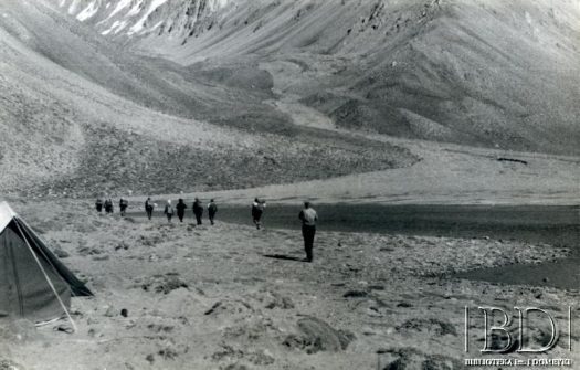 Fotografia z wyprawy wysokogórskiej w Andy, zorganizowanej w 1969 / Fotografía de la expedición andina organizada en 1969