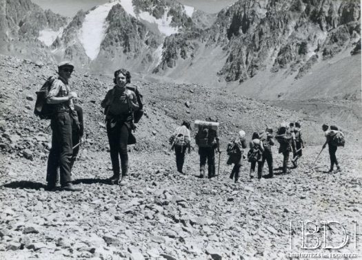 Fotografia z wyprawy wysokogórskiej w Andy, zorganizowanej w 1969 / Fotografía de la expedición andina organizada en 1969