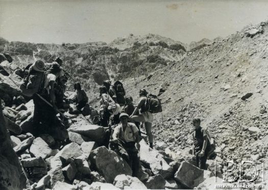 Fotografia z wyprawy wysokogórskiej w Andy, zorganizowanej w 1969 / Fotografía de la expedición andina organizada en 1969