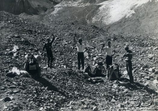 Fotografia z wyprawy wysokogórskiej w Andy, zorganizowanej w 1969 / Fotografía de la expedición andina organizada en 1969