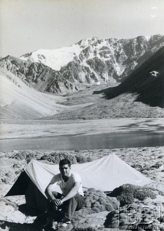 Fotografia z wyprawy wysokogórskiej w Andy, zorganizowanej w 1969 / Fotografía de la expedición andina organizada en 1969