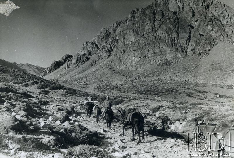 Fotografia z wyprawy wysokogórskiej w Andy, zorganizowanej w 1969 / Fotografía de la expedición andina organizada en 1969