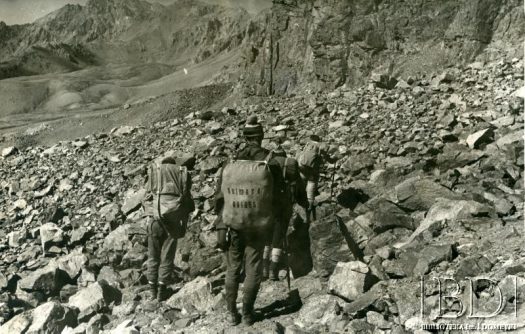 Fotografia z wyprawy wysokogórskiej w Andy, zorganizowanej w 1969 / Fotografía de la expedición andina organizada en 1969