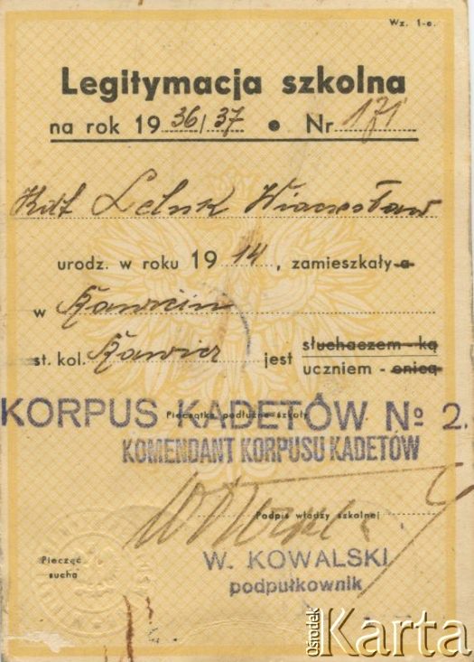 Dokument ze zbiorów Archiwum Ojców Franciszkanów w Polskiej Misji Katolickiej w Martin Coronado / Documento del Archivo de los Padres Franciscanos en la Misión Católica Polaca en Martin Coronado.