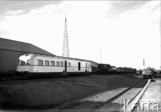 Fotografia ze zbiorów Museo Ferroportuario w Comodoro Rivadavia / Fotografía de la colección del Museo Ferroportuario en Comodoro Rivadavia.