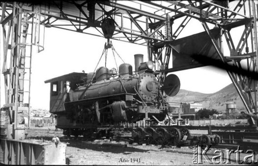 Fotografia ze zbiorów Museo Ferroportuario w Comodoro Rivadavia / Fotografía de la colección del Museo Ferroportuario en Comodoro Rivadavia.