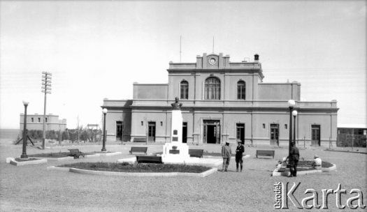 Fotografia ze zbiorów Museo Ferroportuario w Comodoro Rivadavia / Fotografía de la colección del Museo Ferroportuario en Comodoro Rivadavia.