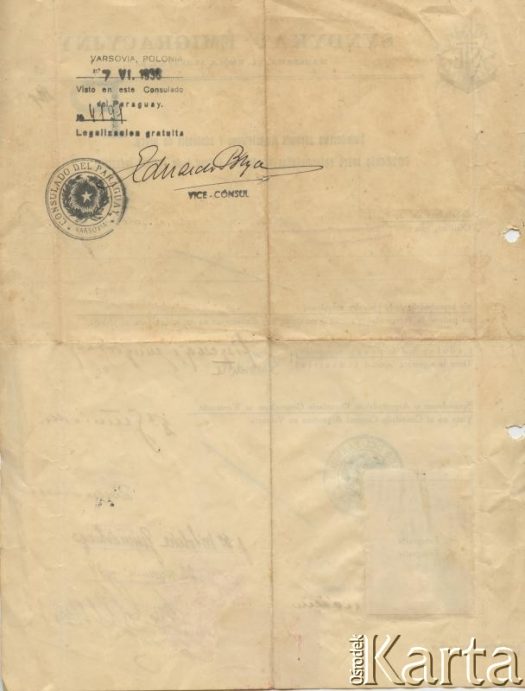 Dokument ze zbiorów Centralnego Archiwum Historycznego Redemptorystów w Wiceprowincji Resistencia / Documento de la colección del Archivo Central Histórico de Redentoristas en la Viceprovincia de Resistencia.