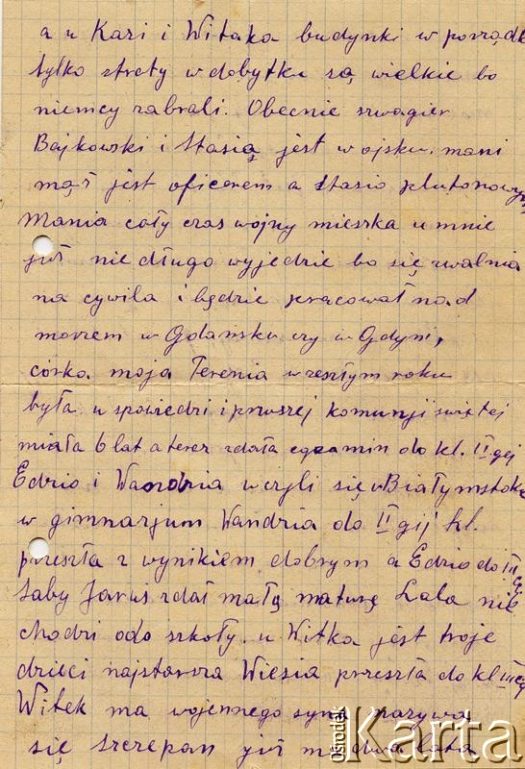Dokument ze zbiorów Centralnego Archiwum Historycznego Redemptorystów w Wiceprowincji Resistencia / Documento de la colección del Archivo Central Histórico de Redentoristas en la Viceprovincia de Resistencia.